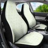 Cucumber Pattern Background Universal Fit Car Seat Covers