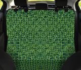 Crocodile Skin Printed Dog Car Seat Covers