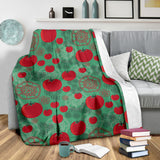 Tomato Design Pattern Premium Blanket