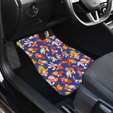 Goldfish Pattern Print Design 04 Front and Back Car Mats