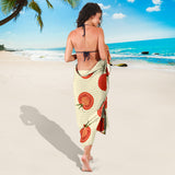Tomato Dot Background Sarong