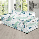 Crocodile Diver Pattern Sofa Slipcover