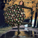 Raccoon Watermelon Pattern Umbrella