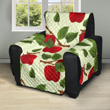 Red apples leaves pattern Recliner Cover Protector