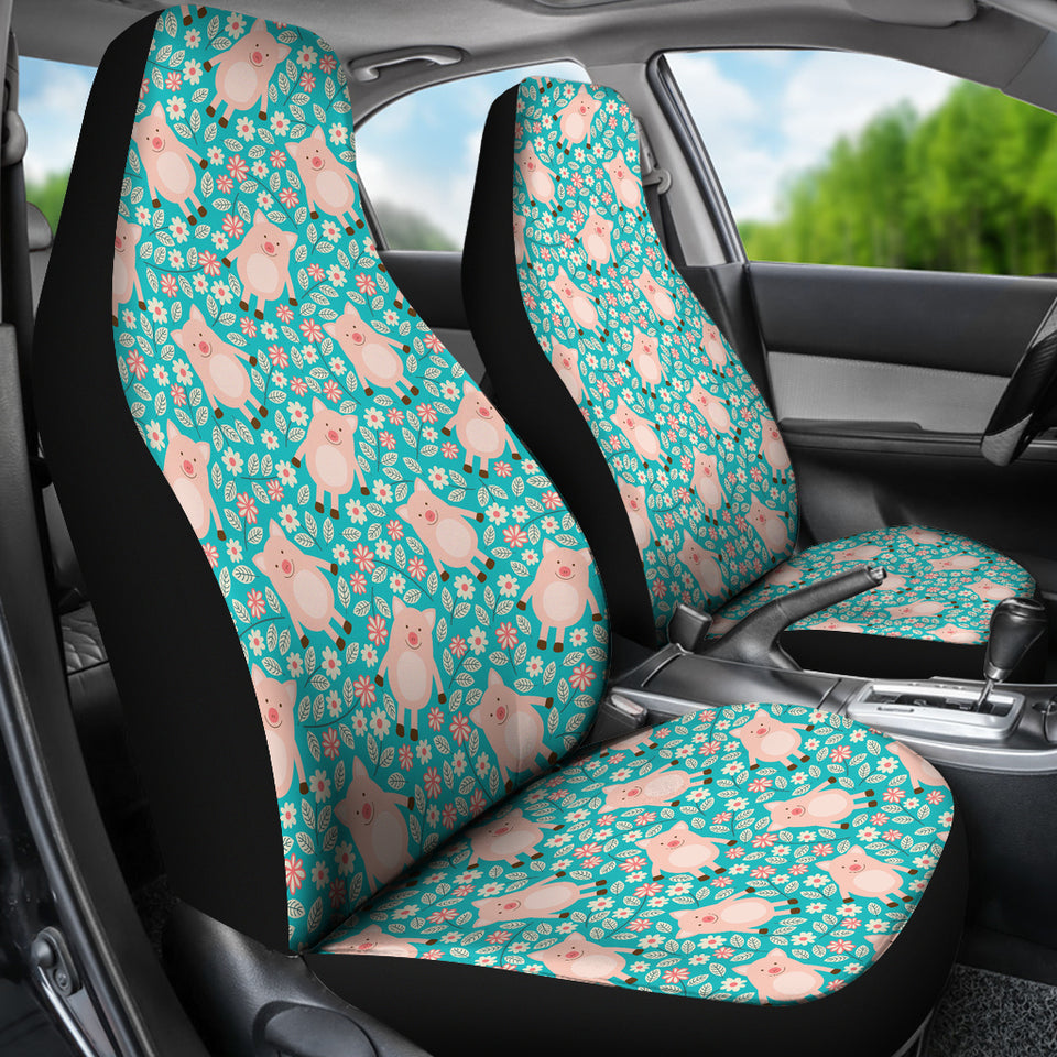 Pig Pattern Print Design 01 Universal Fit Car Seat Covers