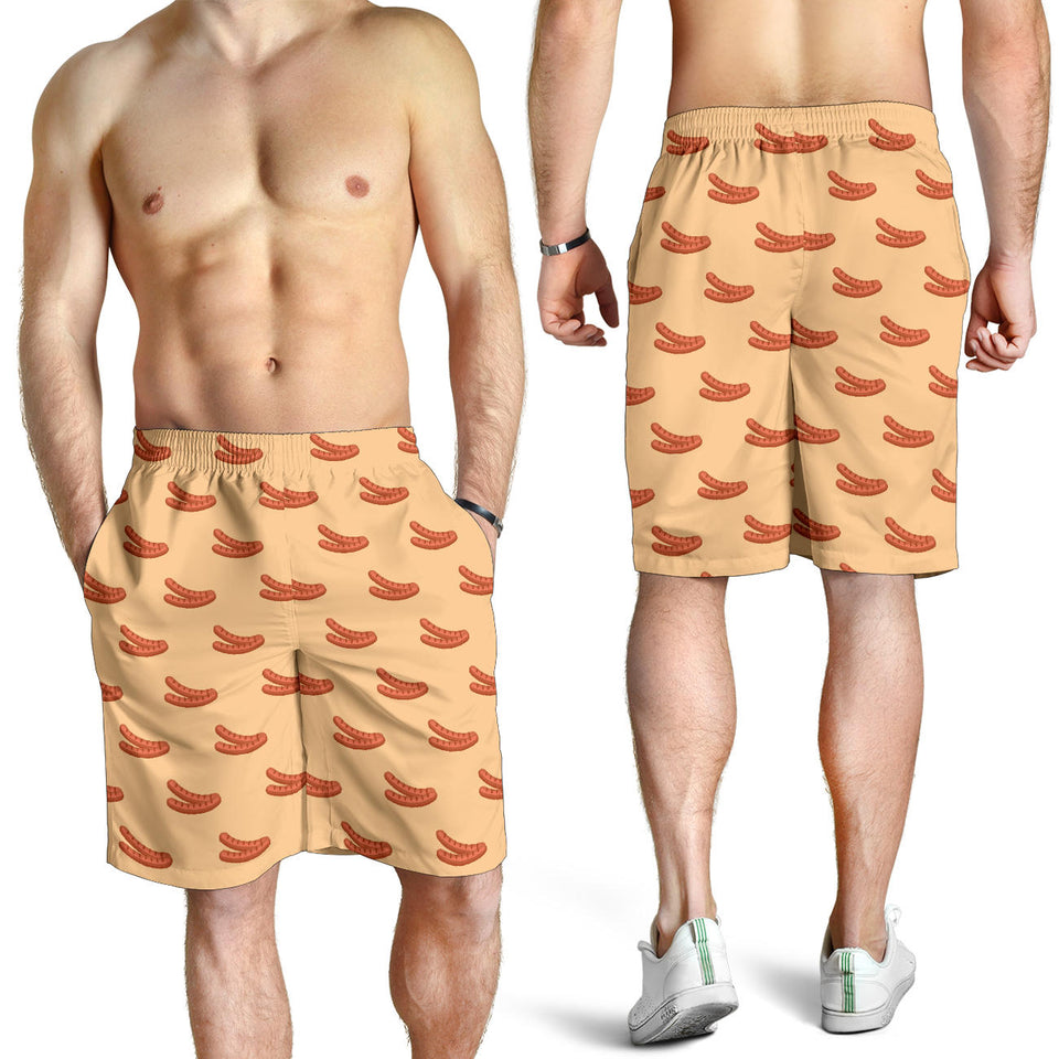 Sausage Pattern Print Design 03 Men Shorts