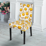 Fried Eggs Pattern Print Design 02 Dining Chair Slipcover