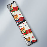 Corgi Christmas Pattern Car Sun Shade