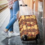 Camel Polynesian Tribal Design Pattern Luggage Covers