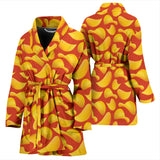 Potato Chips Pattern Print Design 05 Women's Bathrobe