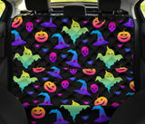 Colorful Halloween Background Dog Car Seat Covers