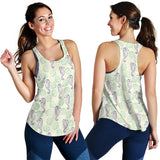 Seahorse shell pattern Women Racerback Tank Top