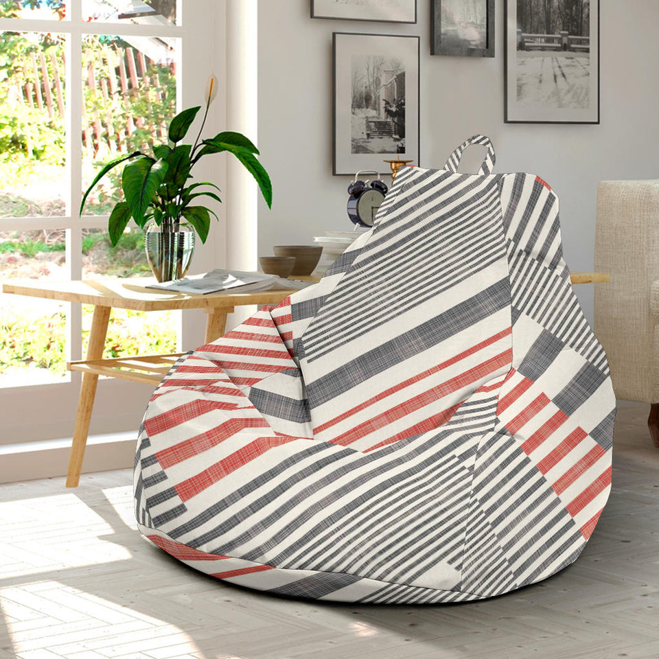 Zigzag Chevron Striped Pattern Bean Bag Cover