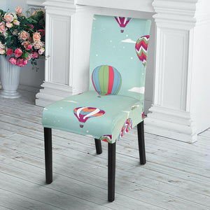 Hot Air Balloon Design Pattern Dining Chair Slipcover