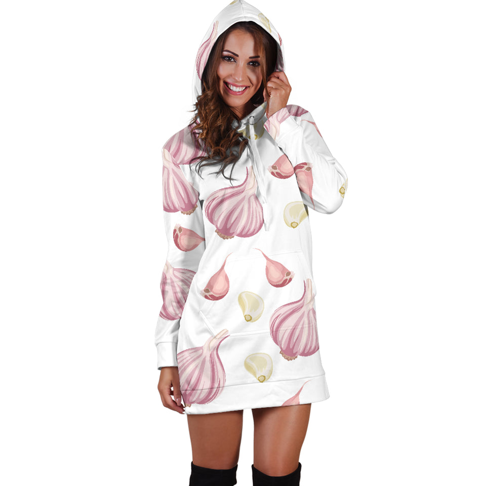 Garlic Pattern Women'S Hoodie Dress
