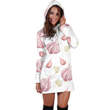 Garlic Pattern Women'S Hoodie Dress