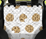 Sketch Style Cookie Pattern Dog Car Seat Covers