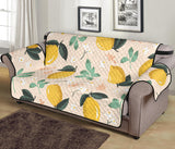 lemon flower leave pattern Sofa Cover Protector