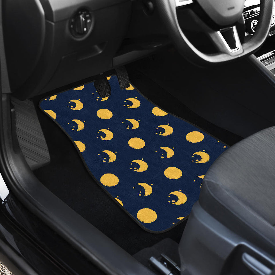Moon Star Pattern Front Car Mats