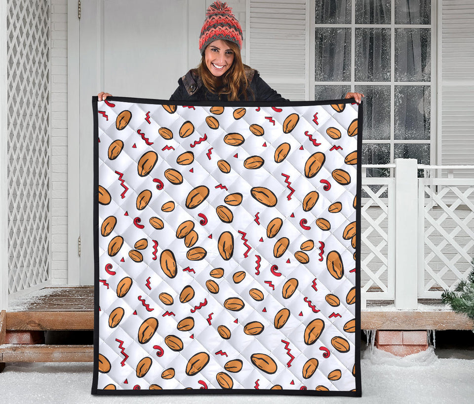 Peanuts Pattern Background Premium Quilt