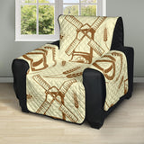 Windmill Wheat pattern Recliner Cover Protector