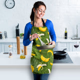 Banana Palm Leaves Pattern Adjustable Apron