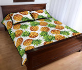 Pineapples design pattern Quilt Bed Set