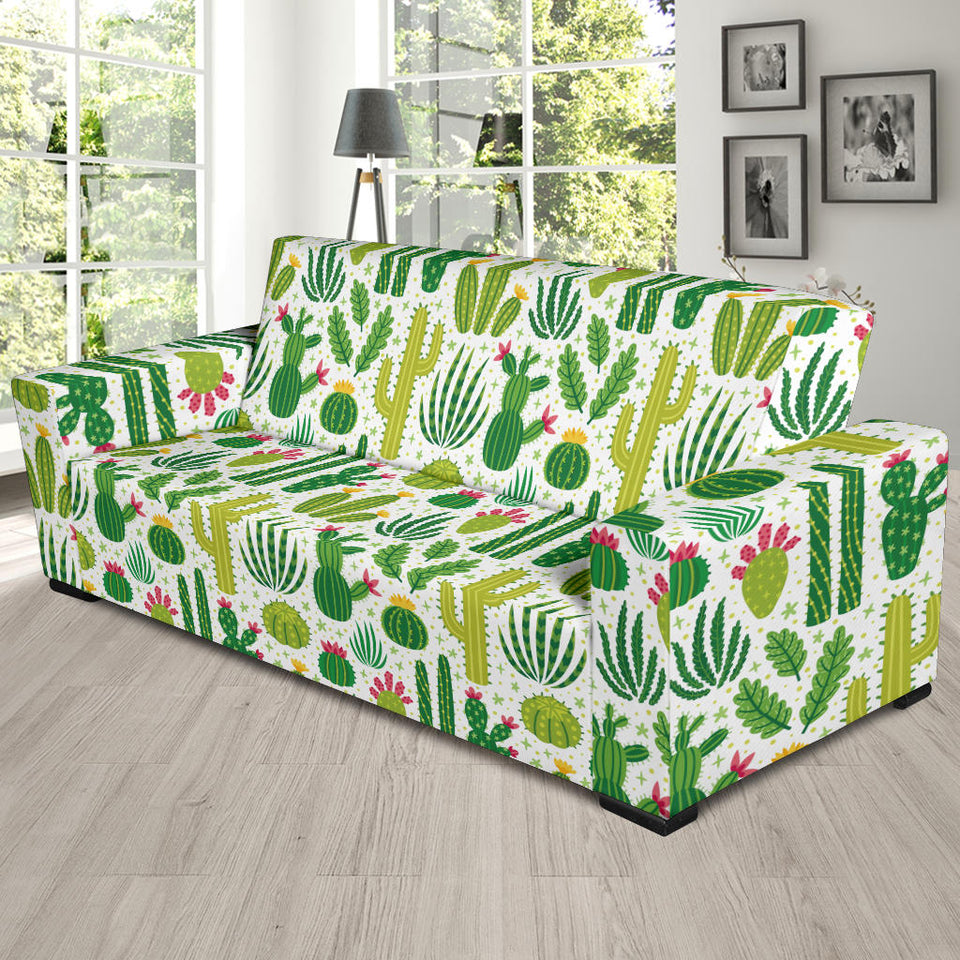 Cactus Pattern Sofa Slipcover.