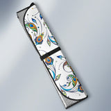 Peacock Feather Pattern Car Sun Shade