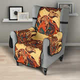 Camel polynesian tribal design pattern Chair Cover Protector