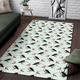 Pelican Pattern Print Design 02 Area Rug