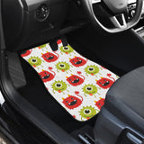 Alien Pattern Print Design 05 Front and Back Car Mats