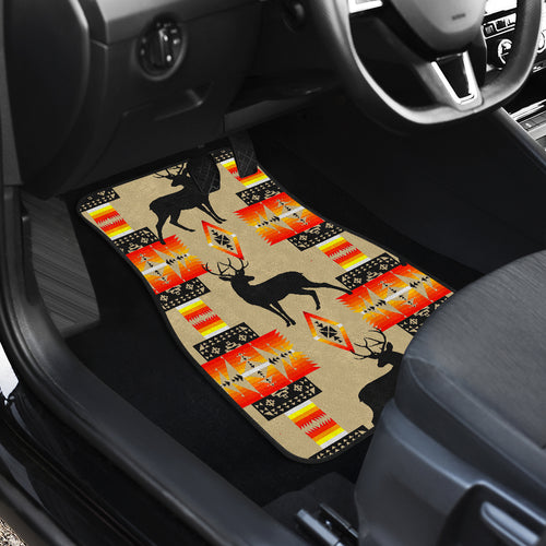 Deer Tan Front Car Mats (Set Of 2)