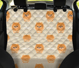 Cute Brown Pomeranian Puppy Dog Car Seat Covers