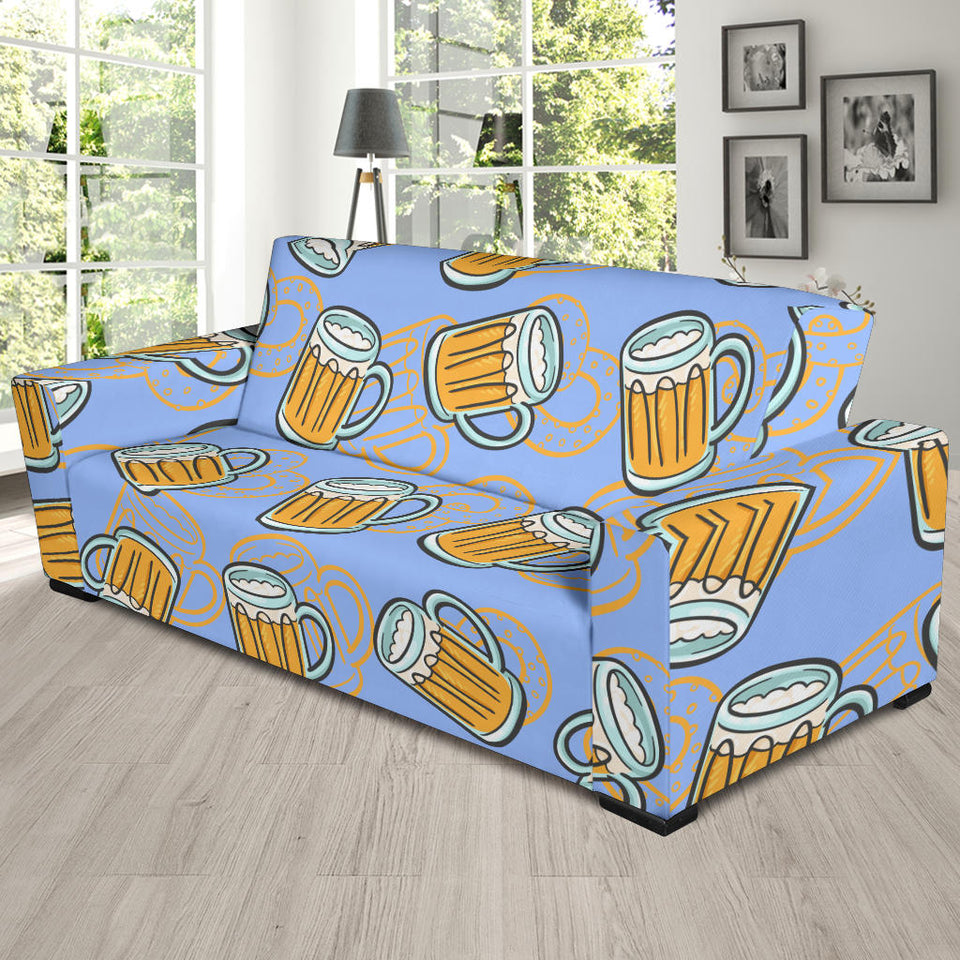 Beer Pattern Sofa Slipcover