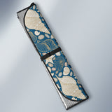 Shell Polynesian Tribal Design Pattern Car Sun Shade