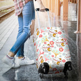 Maneki Neko Lucky Cat Fan Sakura Luggage Covers