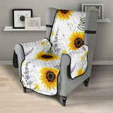 beautiful sunflowers pattern Chair Cover Protector