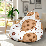 Chocolate Chip Cookie Pattern Bean Bag Cover