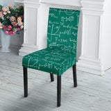 Math Pattern Print Design 01 Dining Chair Slipcover