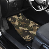 Horse Camouflage Pattern Front And Back Car Mats