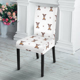 Greyhound Pattern Print Design 05 Dining Chair Slipcover