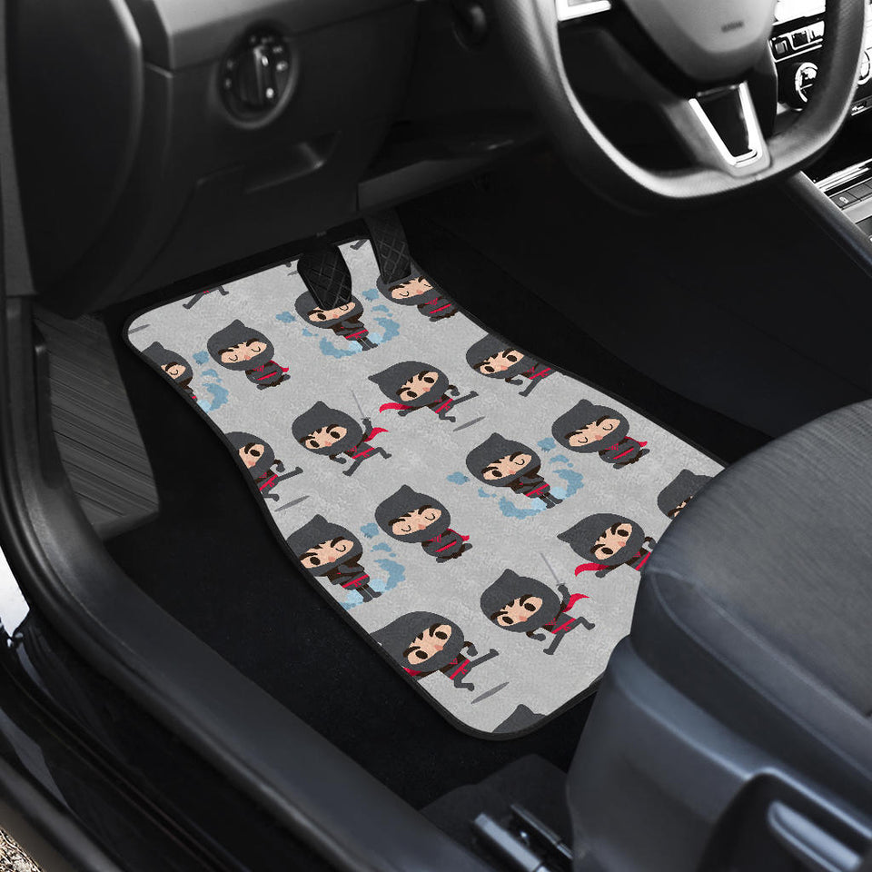 Cute Ninja Pattern Front Car Mats