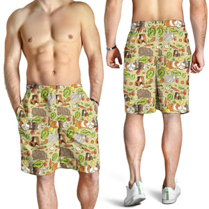 Guinea Pig Pattern Print Design 04 Men Shorts