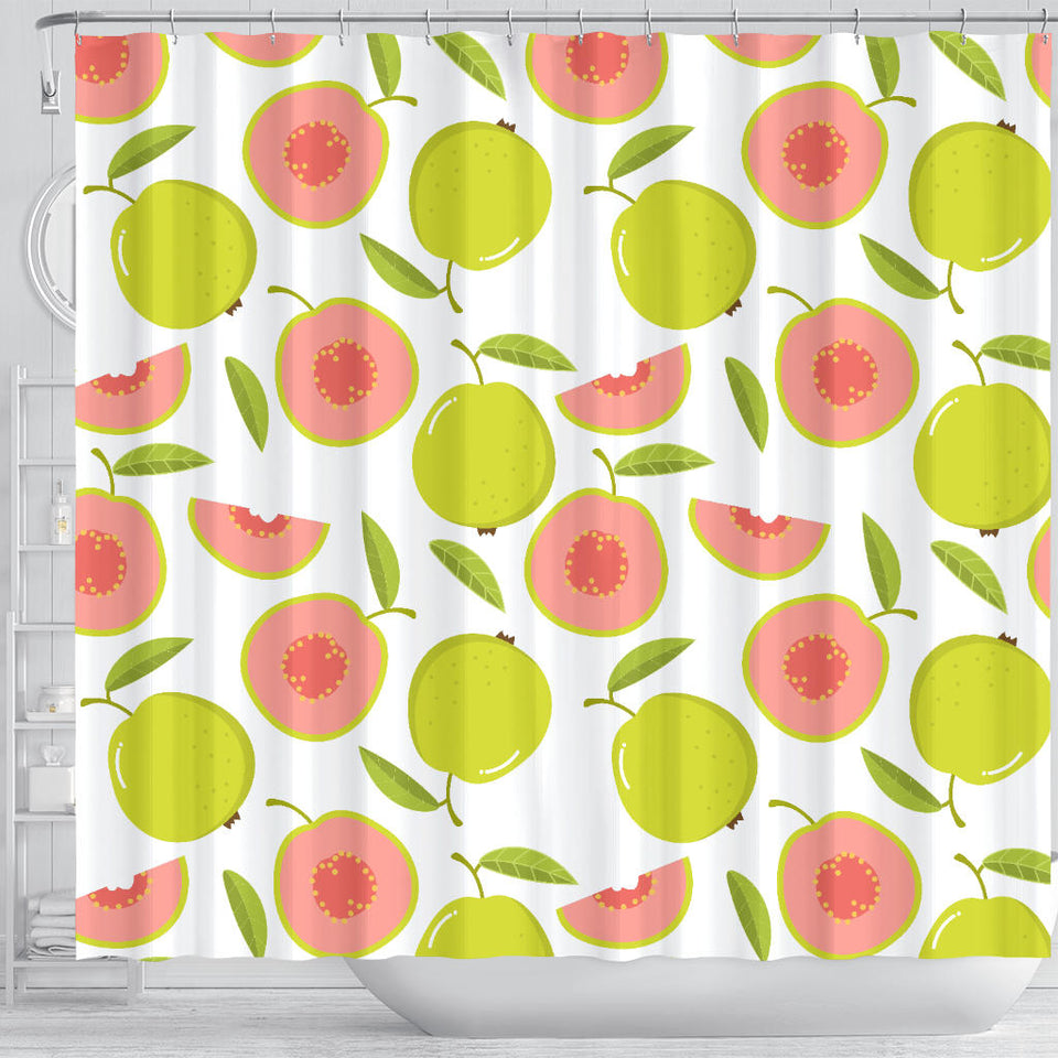 Guava Pattern Shower Curtain Fulfilled In US