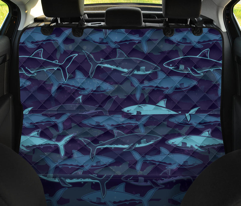 Shark Pattern Dog Car Seat Covers