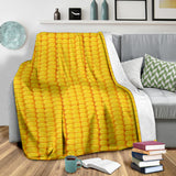 Corn Pattern Print Design 04 Premium Blanket