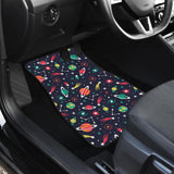 Colorful Space Pattern Planet Star Front Car Mats