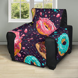 Colorful donut glaze pattern Recliner Cover Protector