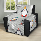 Cute Penguin christmas pattern Recliner Cover Protector
